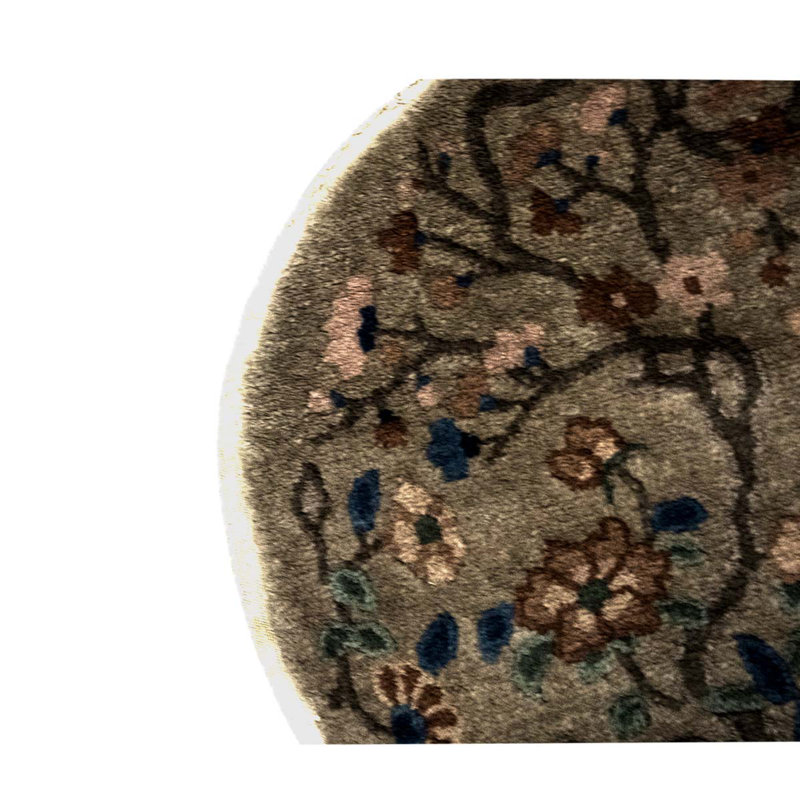 Wool Floral Area Rug
