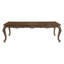 Table de salle à manger avec finition chêne antique