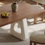 Table de salle à manger de luxe moderne, simple et légère-986149400