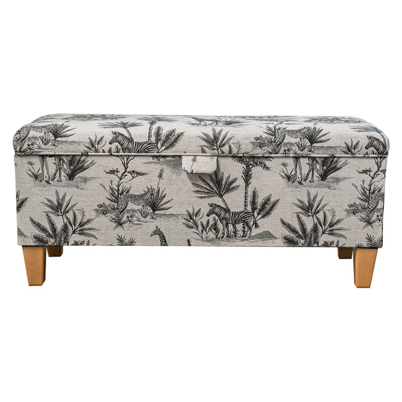 100cm Storage Bench, White Safari
