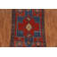 Tapis oriental pré-1900 à teinture végétale antique Kazak 4 x 7