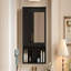 Armoire de toilette 2 en 1, armoire à pharmacie murale de 30 pouces avec tablettes réglables et portes à fermeture douce, miroir haute définition avec rangement pour meuble-lavabo de salle de bain-368590524