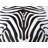 Zebra Print Cowhide Rug