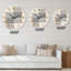 Minimal Compostions géométriques de formes élémentaires XIXème - Horloge murale moderne-59914920