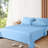 6 Pieces Bamboo Cooling Bed Sheets Set - 16" Deep Pockets-99332298-99332299