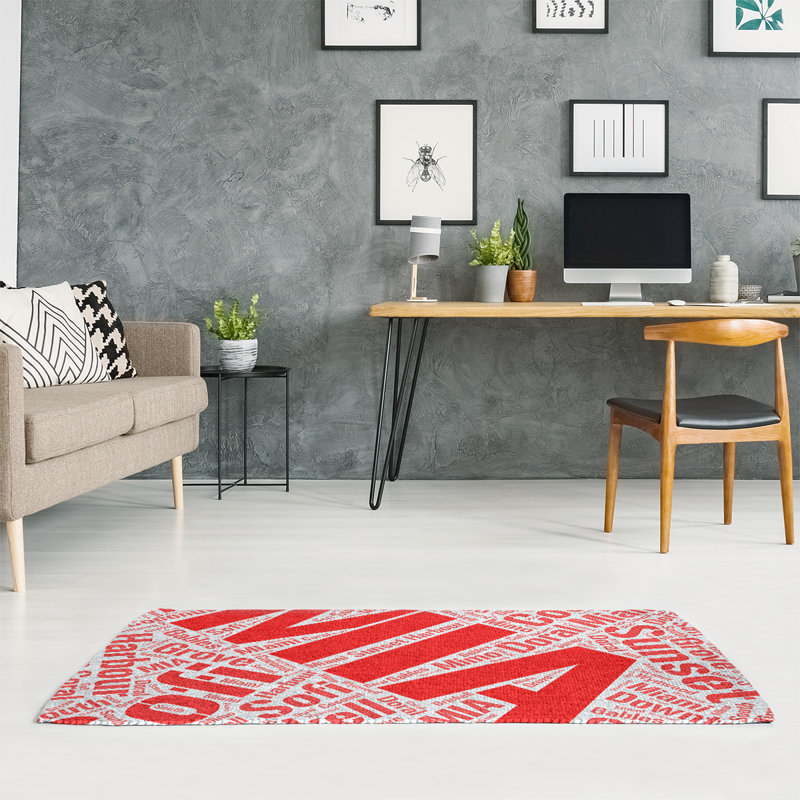 Chenille Indoor Rug, Rectangle 5' x 7'