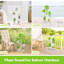 Support pour plante d'intérieur / extérieur à 4 niveaux, conception d'angle à niveaux, support à fleurs en métal-755813115-755813092