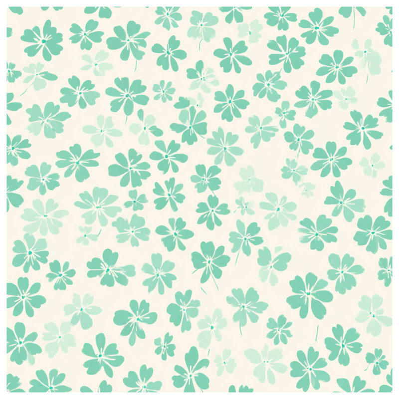 Housse de couette à motif floral, Housse de couette pour grand lit, Beige/Green Floral