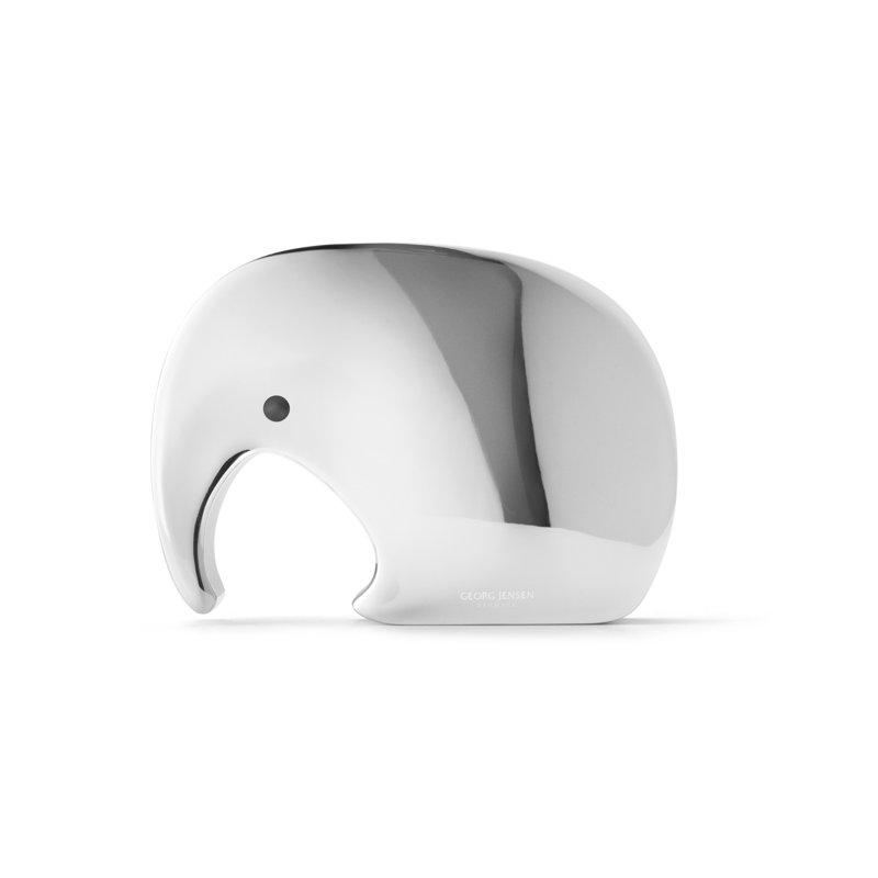 Elephant Georg Money Bank, 3.43" H x 4.88" W x 1.69" W