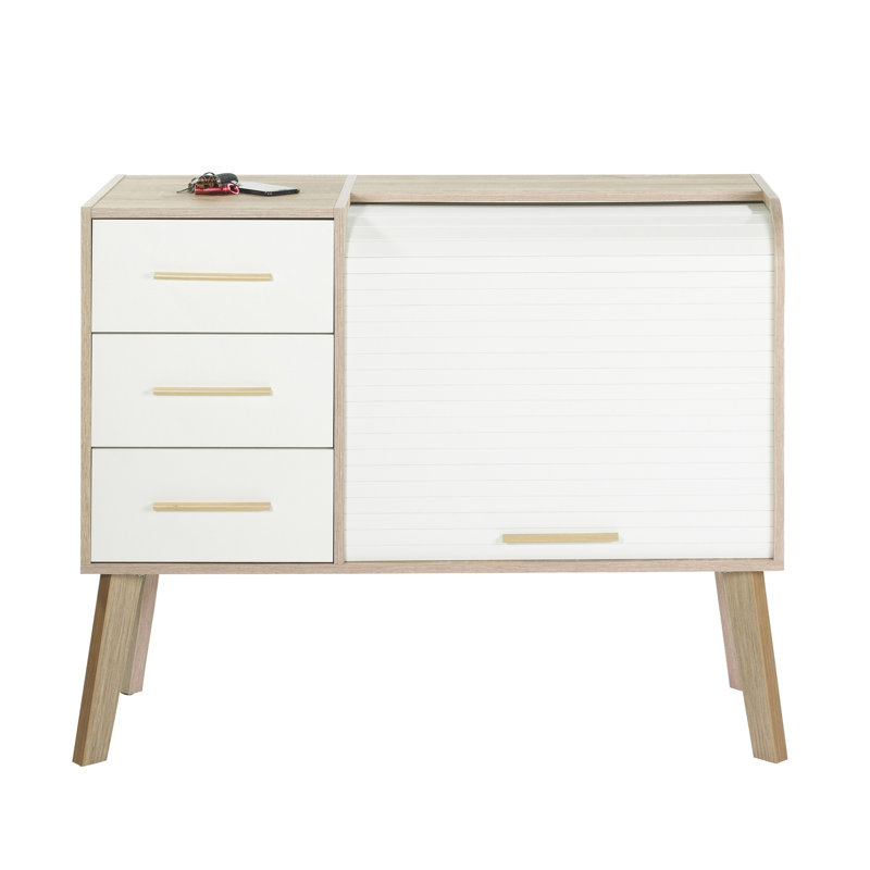 Caruso 110.4cm Sideboard, Oak/White
