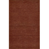 James Hand Tufted Wool Solid Color Area Rug in Red