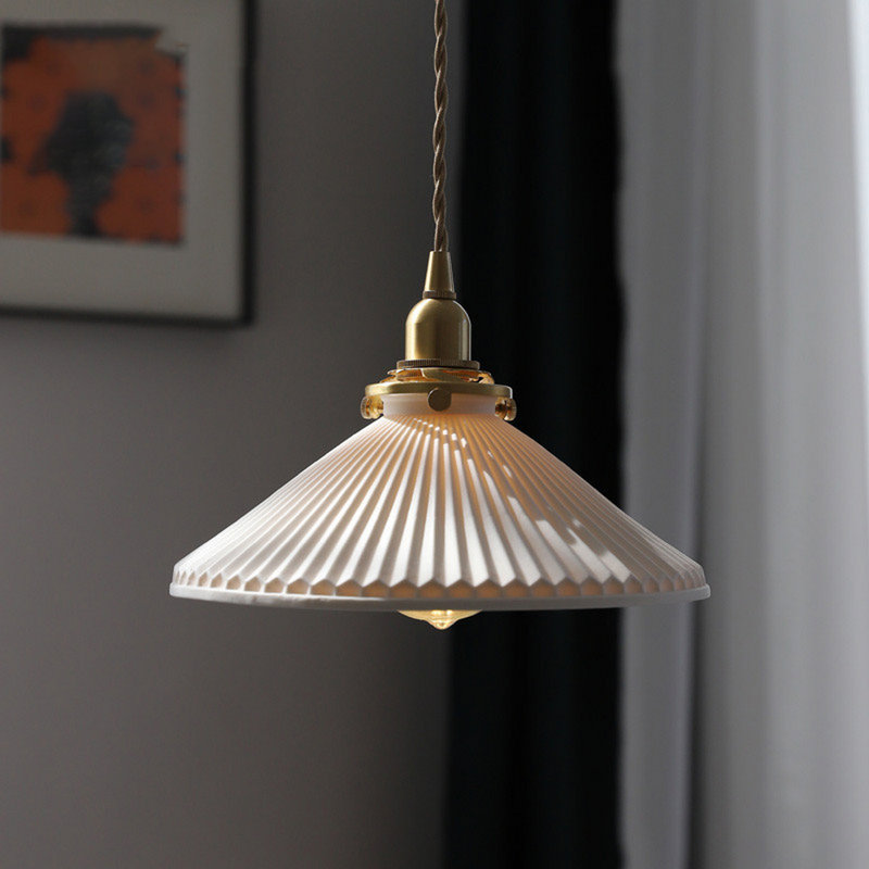 Luminaire suspendu en laiton Eliase