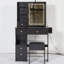 Petit meuble-lavabo 29,2 po avec tabouret de bureau et tabouret-1361899037