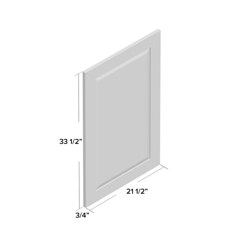 Wood Flat Wall Mirror