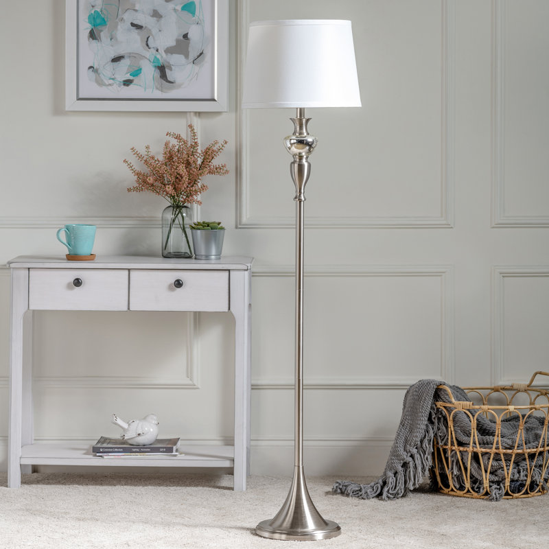 Deering 61.5'' Brushed Traditional Floor Lamp