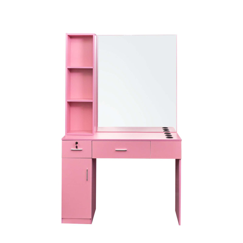 Salon Station Barber Coiffing Styling Station Barber, Rose