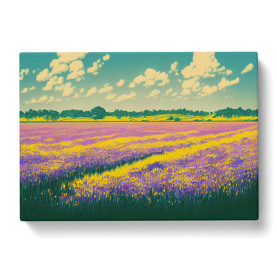 Intoxicating Bluebell Field - Wrapped Canvas