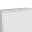 Table flottante, bureau, blanc