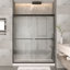50" - 54" W x 70" H Bypass Single Sliding Semi-Frameless Shower Door with 1/4" Tempered Glass-101431676