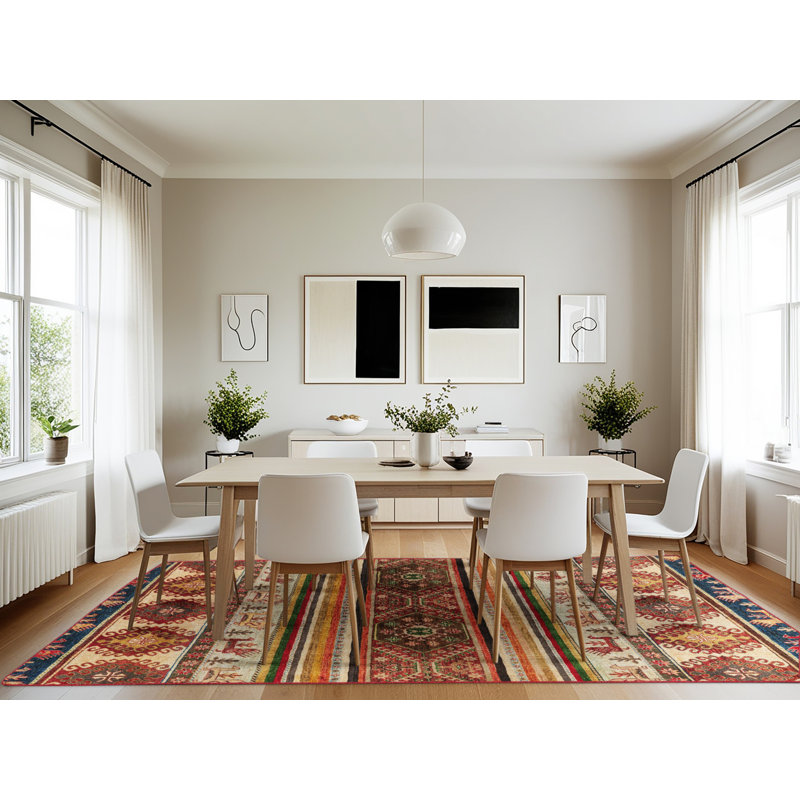 Abstract Indoor Rug, Rectangle 7' x 10'