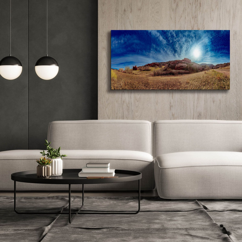 «Red Rocks, Colorado» par Epic Portfolio, art mural sur toile, H 30 po x l 60 po x P 1,5 po