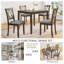 Ensemble de table de salle à manger 5 pièces Elegant Elegant
