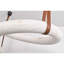 Lustre suspendu clair en cuir et acier albâtre clair-90643568-90643570-130743804