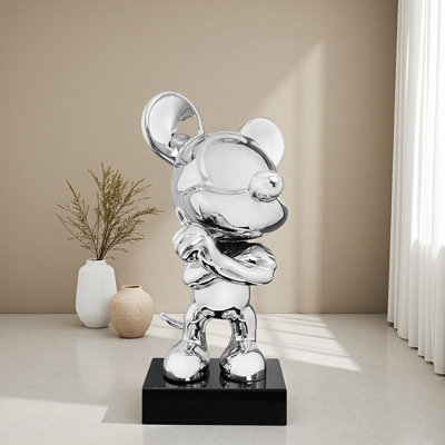 Sculpture créative en résine électrolytique Mickey