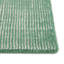 Tapis rayé en laine tissé à la main Colyt en vert / blanc-1412633590