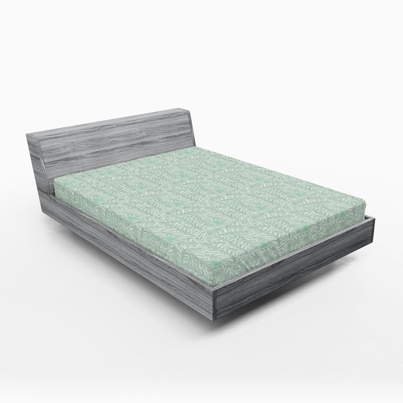 Drap-housse à motif de feuilles Ambesonne, Drap-housse grand