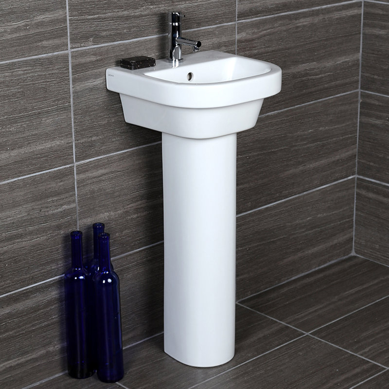 Piazza 15.62'' L Bathroom Sink, 4" Centers