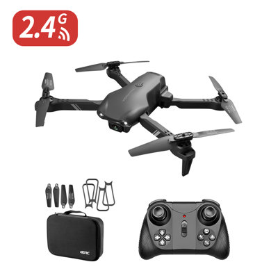 Foldable Rc Quadcopter, Emergency Stop Propeller Guards Gravity Sensor Mode, Easy Operate Hobby Racing Drone For Indoor Outdoor Beginner Flying & Video Shooting
