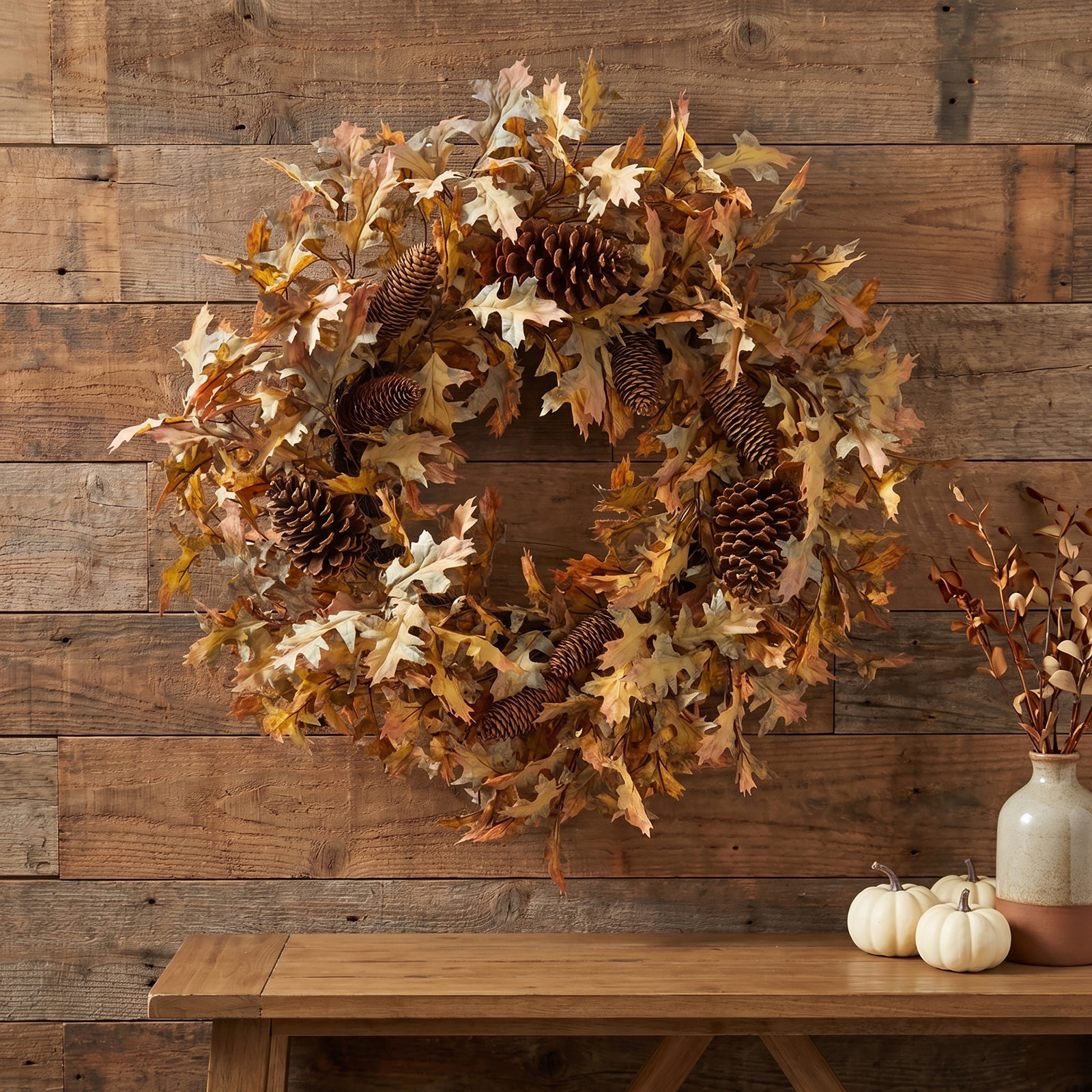 6-6.5" Tc Aged Pumpkin Set of 2