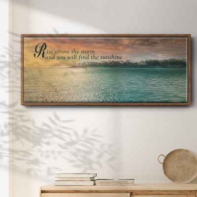 Rise Above- Framed Canvas