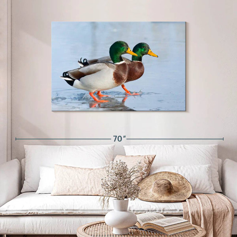 Brampt Mallard Duck Duo, 30" H x 45" W