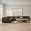 Clove L-Shaped Sectional Deep Brown-2054865739
