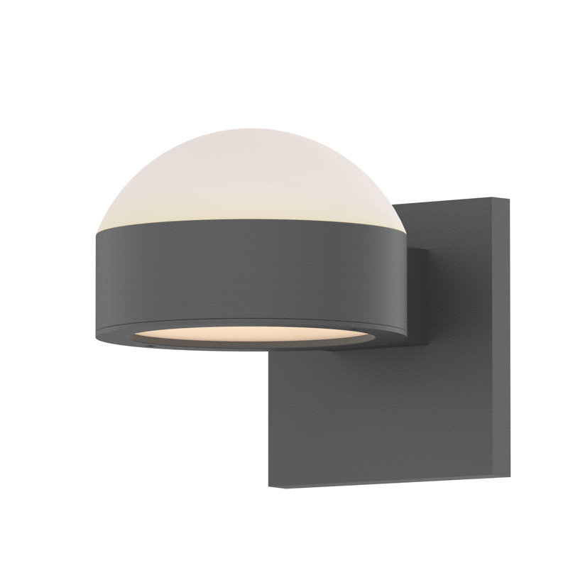 Applique murale d'extérieur 2 lumières Algarin, Gris