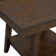 Winston Porter Poling Square Counter Table with Lazy Susan in Brown
