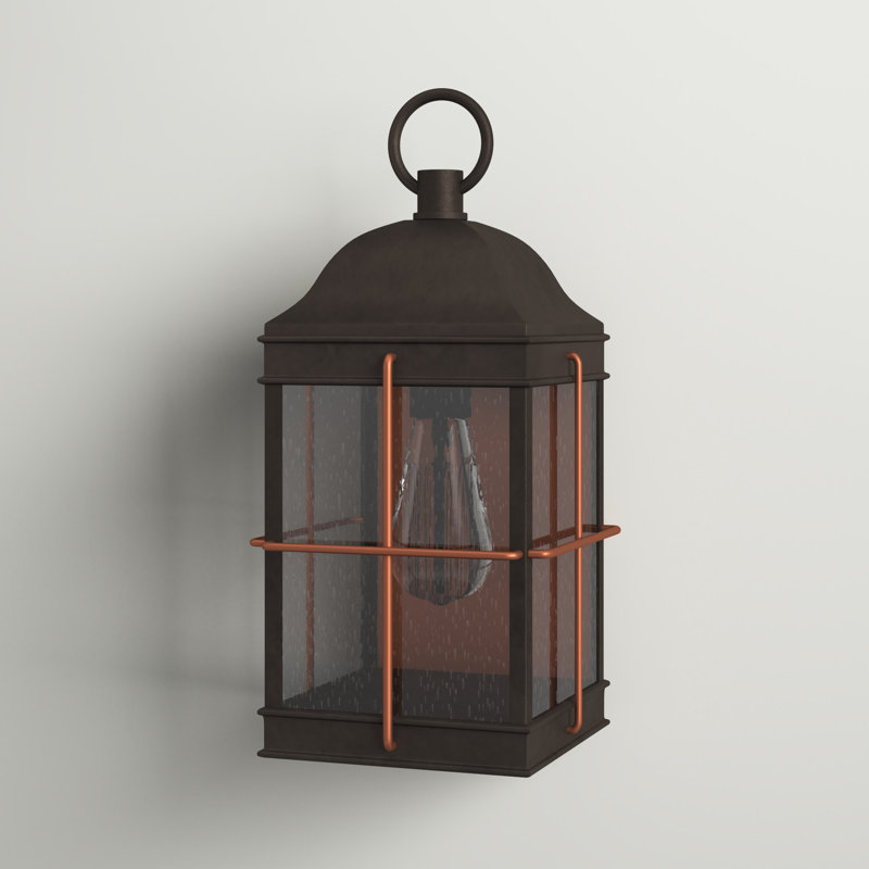 Dallas Wall Light, 17.13" H x 8.75" W x 8.75" D