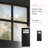 36" x 80" Black Fiberglass Front Entry Door Slab with 6-Lite Low-E Glass, Left-Hand Inswing, Craftsman Style