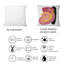 Colorful Minimal Shapes I - Coussin décoratif à imprimé moderne-414751274