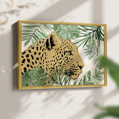 Palm Leopard I - impression encadrée - réarmable