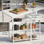 Ensemble de cuisine d'extérieur modulaire avec tablettes de rangement