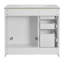 Meuble-lavabo de salle de bain avec lavabo, meuble de rangement à structure en bois, meuble-lavabo autoportant avec tiroirs et portes à fermeture douce, meuble-lavabo pour l'organisation-2056099512