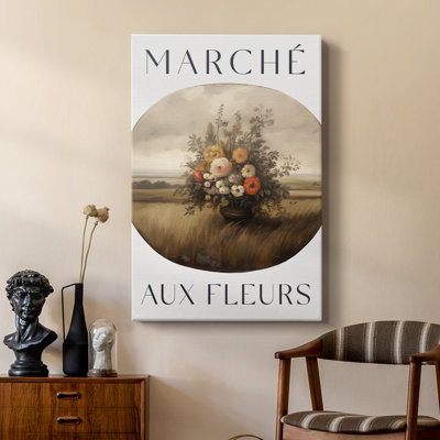 Motif floral rétro II - galerie Cavas sur mesure