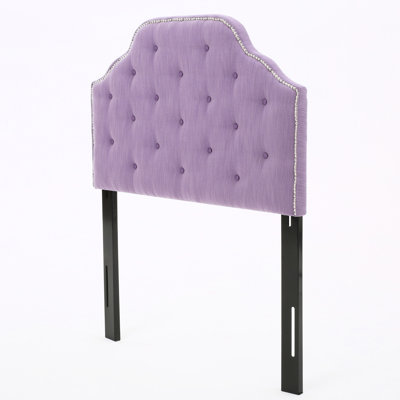 Headboard For Bed With Diamond Stitch And Adjustable Legs In Impressive Nailhead Accents Button Tufting