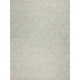 Entro Handmade New Zealand Wool Silver/Ivory Area Rug
