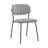 Barun Velvet Upholstered Metal Side Chair