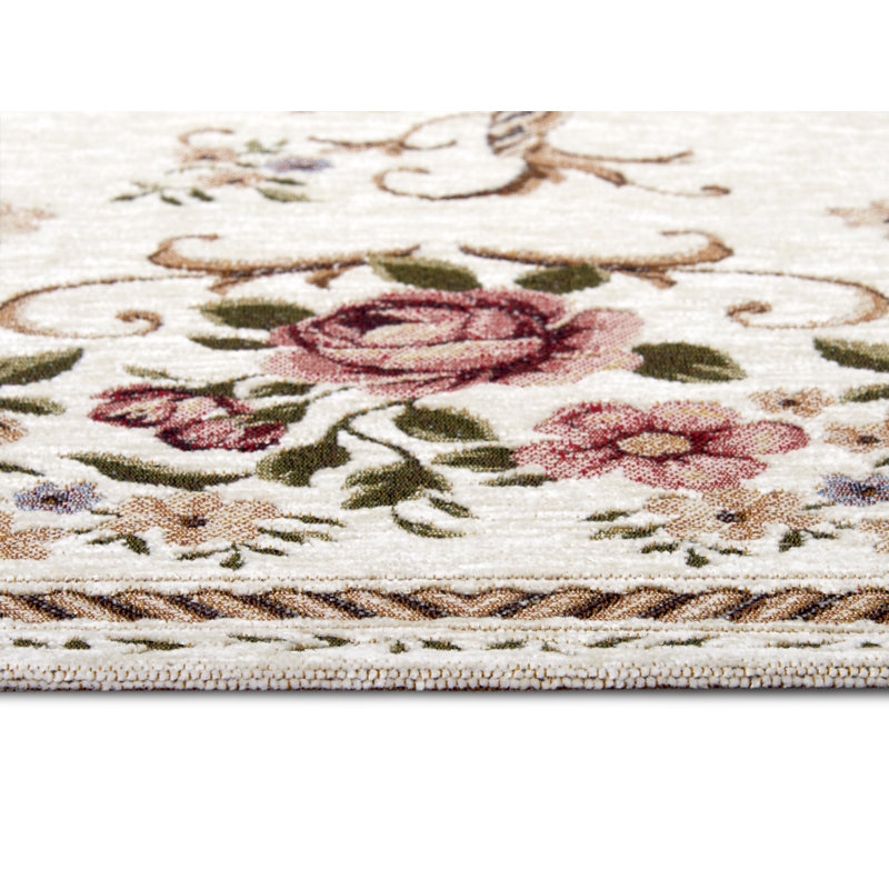 Gobelin Cream Rug, Rectangular 75 x 150cm