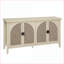 Armoires, rotin à 4 portes avec tablettes réglables | Scandinave | Beige